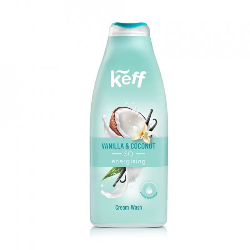 Sano Keff gel de dus 500ml, Vanilla Coconut