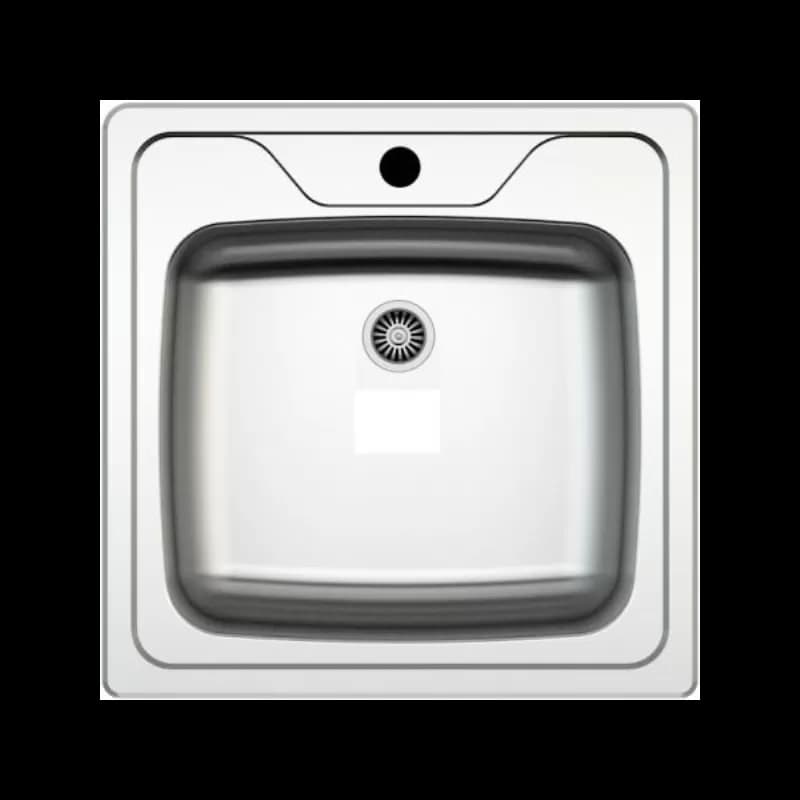 Chiuveta inox anticalcar pentru blat 50x50cm
