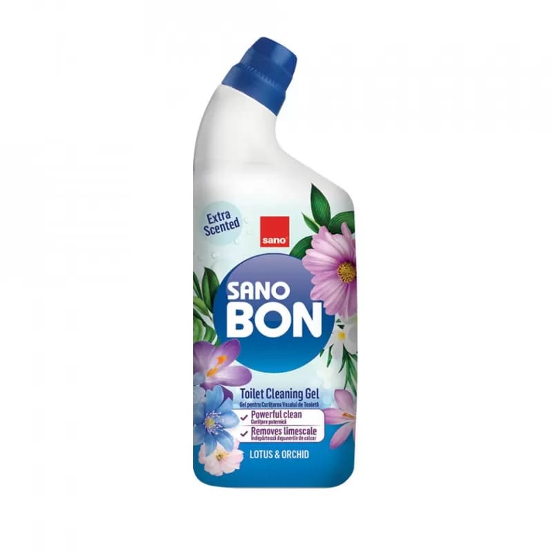 Sano Bon detergent WC gel 750ml, Lotus & Orchid (Lotus si Orhidee)