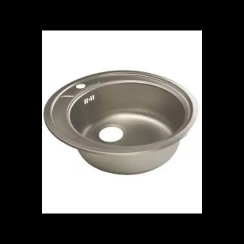 Chiuveta rotunda inox anticalcar pentru blat AC48
