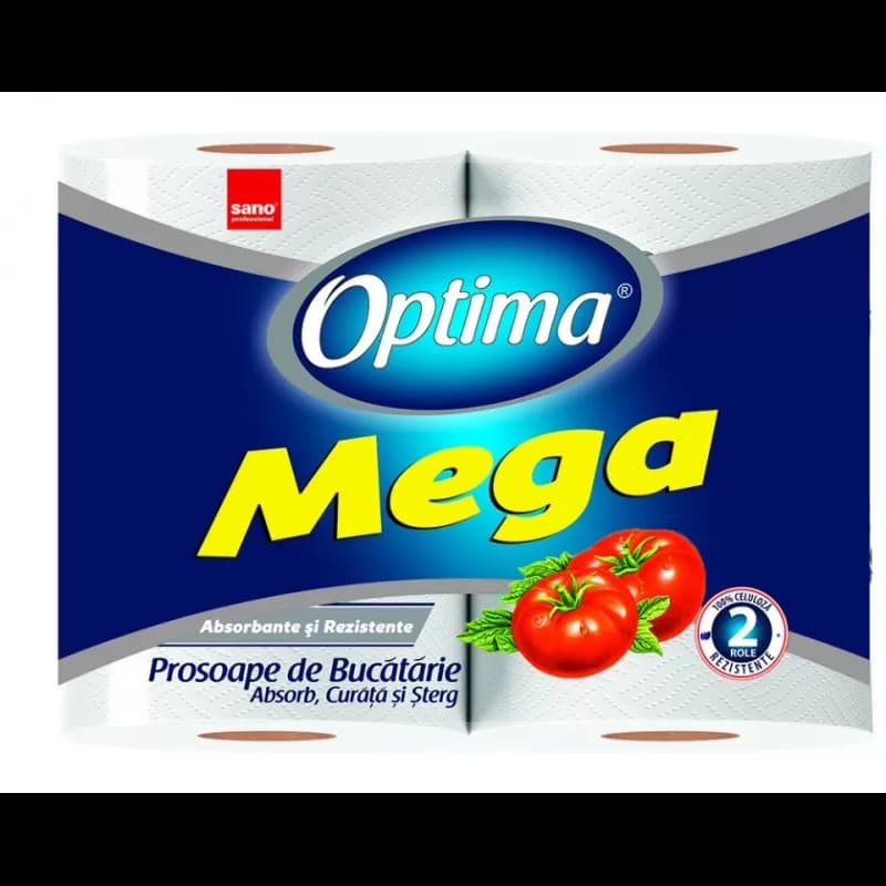 Sano Optima prosop de hartie, 2 str, 90 foi, 2 role