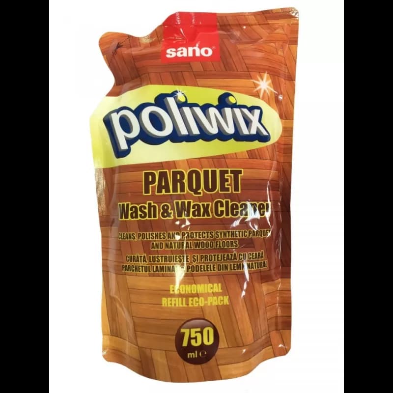 Sano Poliwix Parquet rezerva detergent pardoseli din lemn 750ml