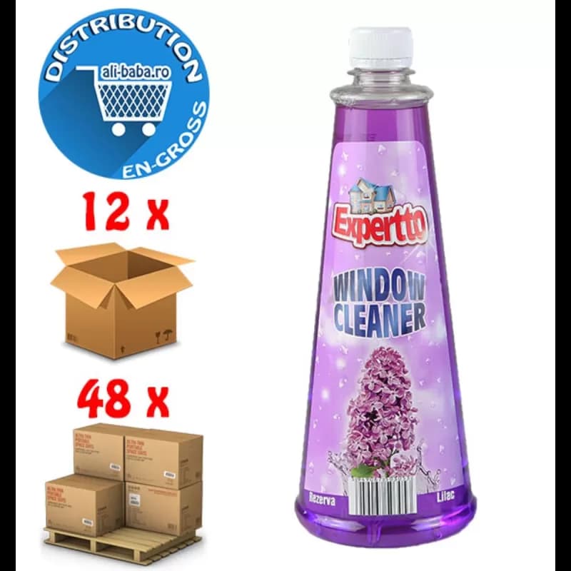 Expertto rezerva spray de geamuri cu spumare 750ml Liliac