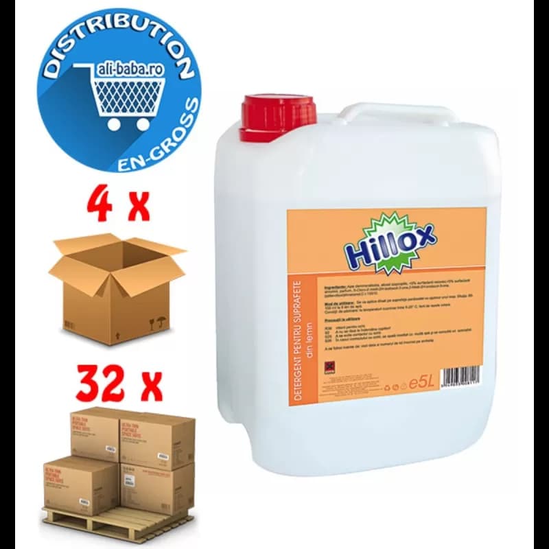 Hillox detergent pardoseli din lemn 5l