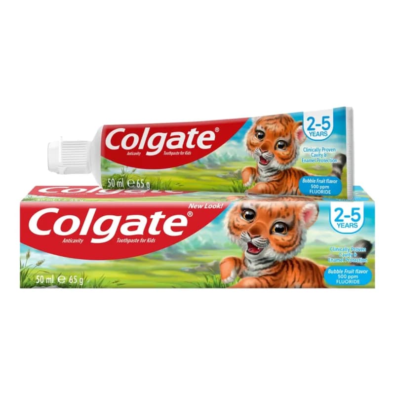 Colgate pasta de dinti 50 ml , 2-5 ani Bubble Fruit