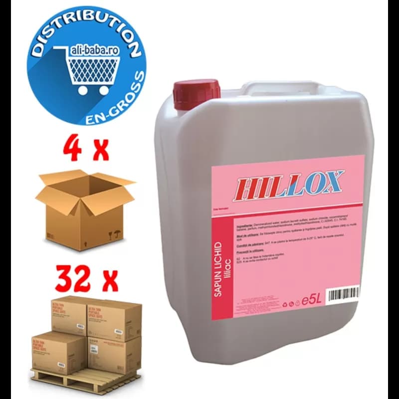 Hillox Sapun Lichid 5l Liliac