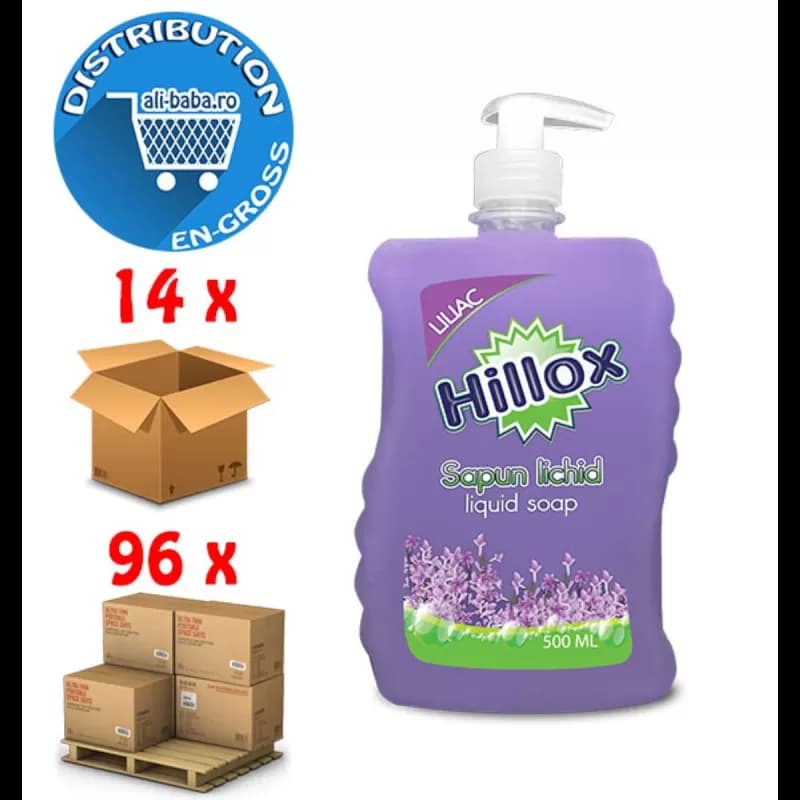 Hillox Sapun Lichid 500ml Liliac