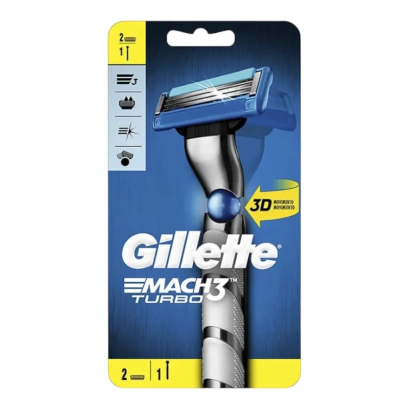 Gillette aparat de ras aparat de ras + 2 rezerve Mach3 Turbo