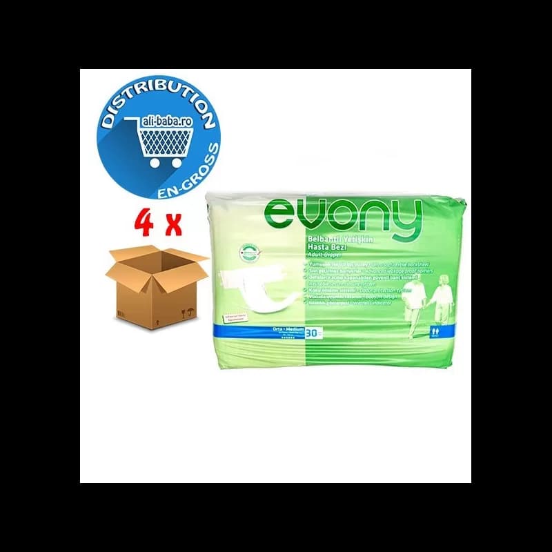 Evony Scutece Adulti, 30buc, Mediu