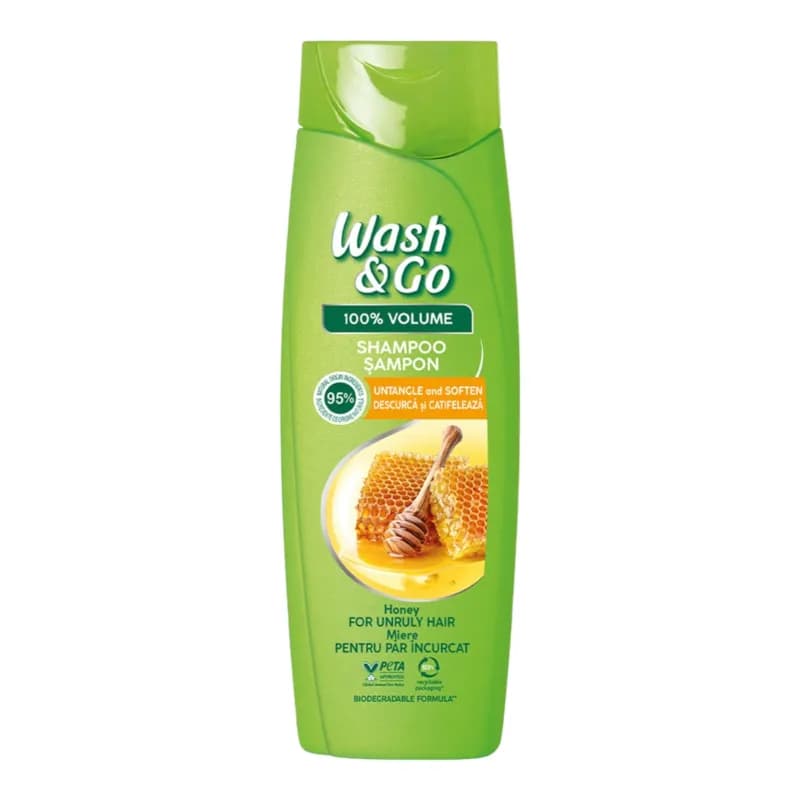 Wash & Go sampon 360 ml Honey (Miere)