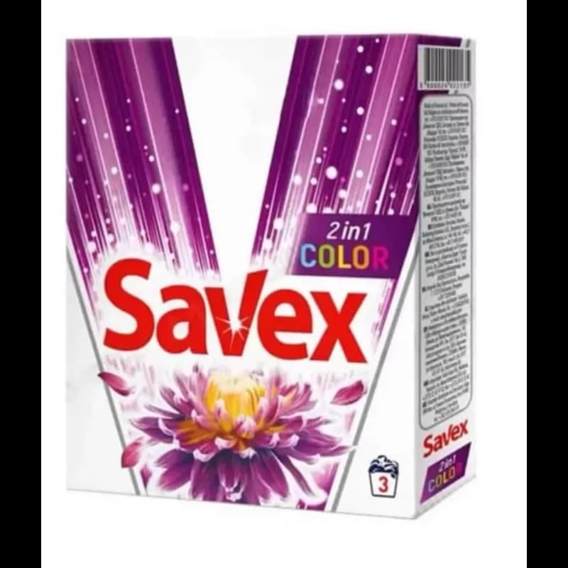 Savex detergent pudra automat 300g 2in1 Color