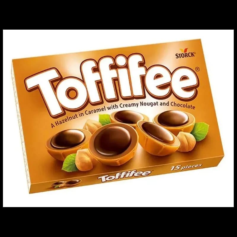 Toffifee bomboane cu alune si caramel, 125 g