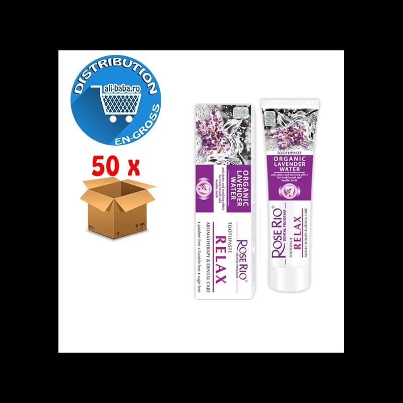 Rose Rio Pasta Dinti 65ml Organic Lavender Water