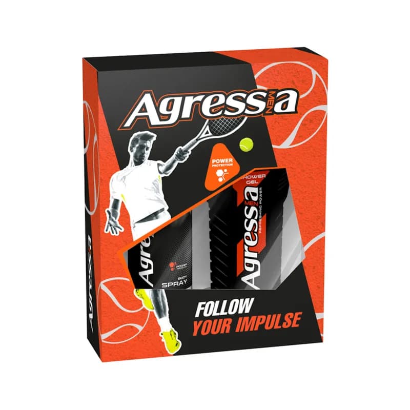 Set Agressia deodorant 150 ml + gel de dus 250 ml Normal