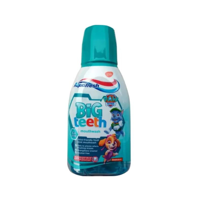 Aquafresh apa de gura Big Teeth +6 ani 300ml Fruity Flavour