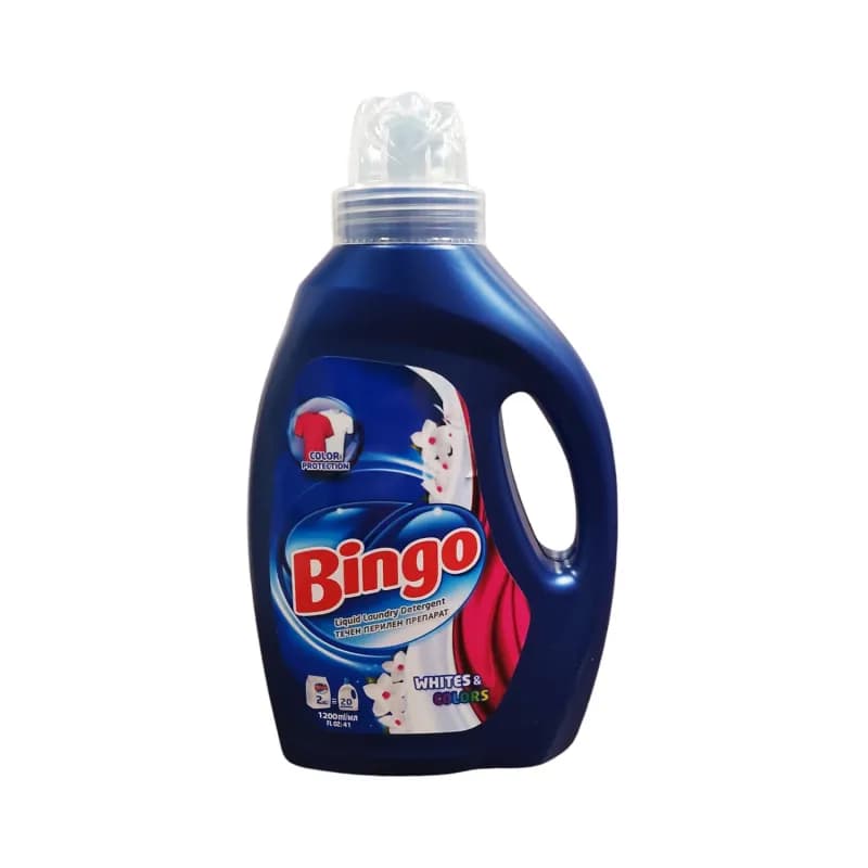 Bingo detergent lichid de rufe 1.2L White and Colors