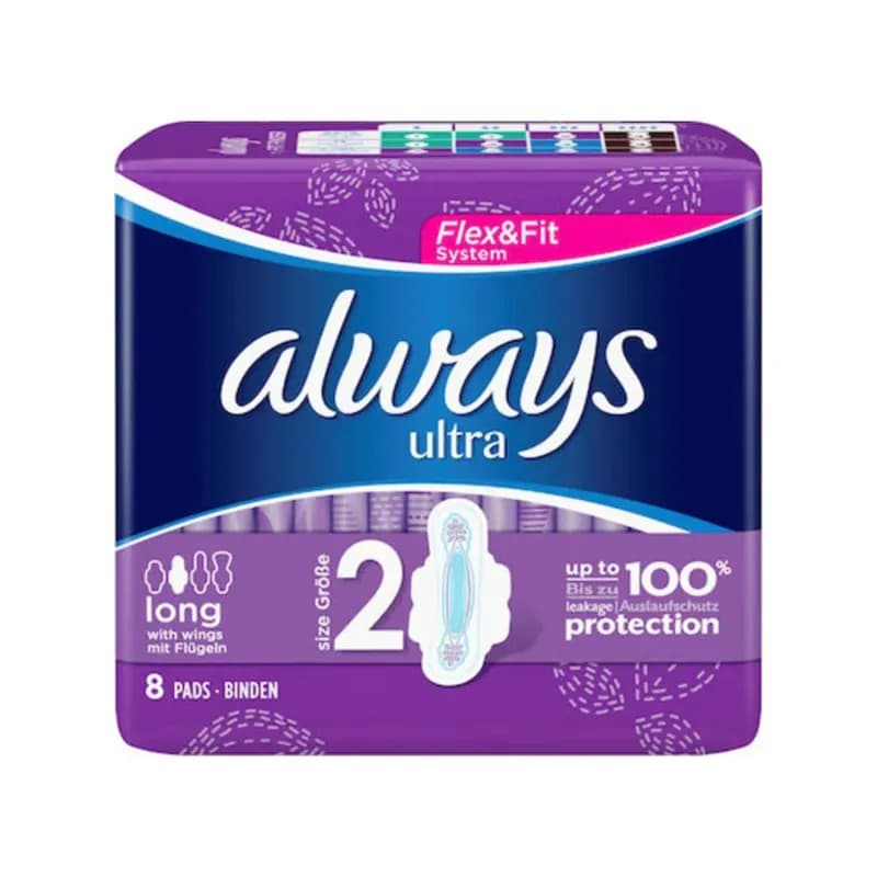 Always absorbante long ultra 8 buc