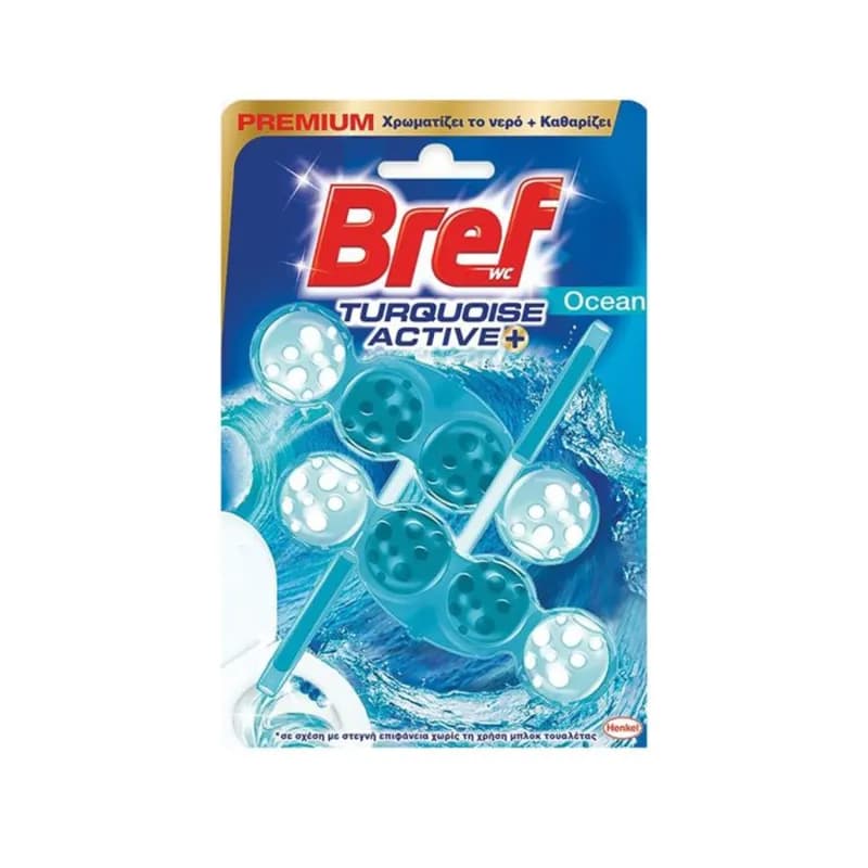 Bref odorizant toaleta Blue Aktiv 2x50g Turquoise Ocean
