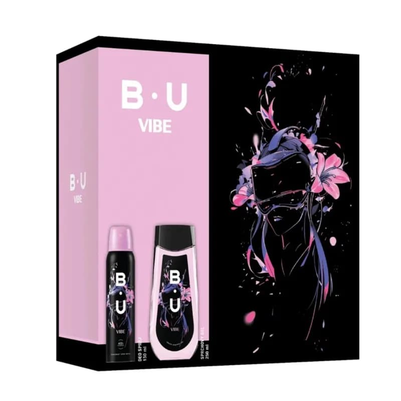 Set BU Vibe deodorant spray 150ml + gel de dus 250ml