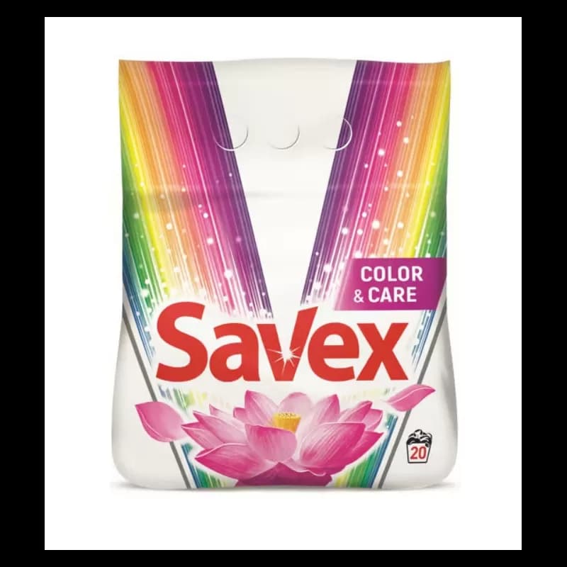 Savex detergent pudra automat 2kg 2in1 Color
