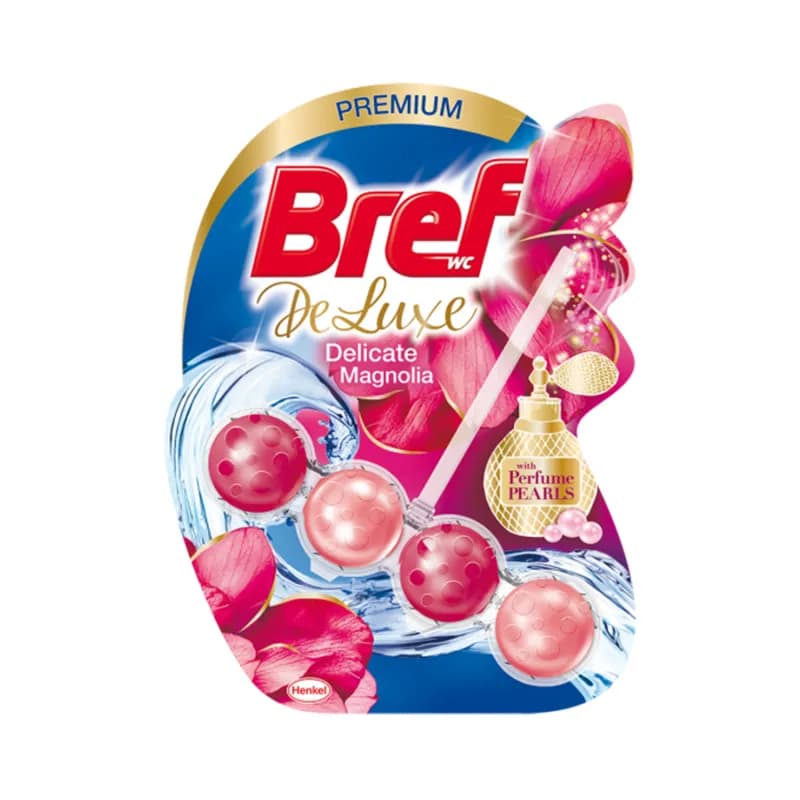 Bref odorizant toaleta Blue Aktiv 50g Deluxe Delicate Magnolia