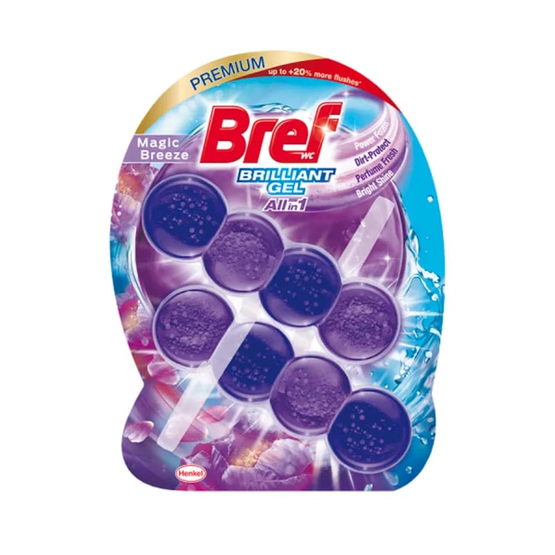 Bref odorizant toaleta gel 2x42g Magic Breeze