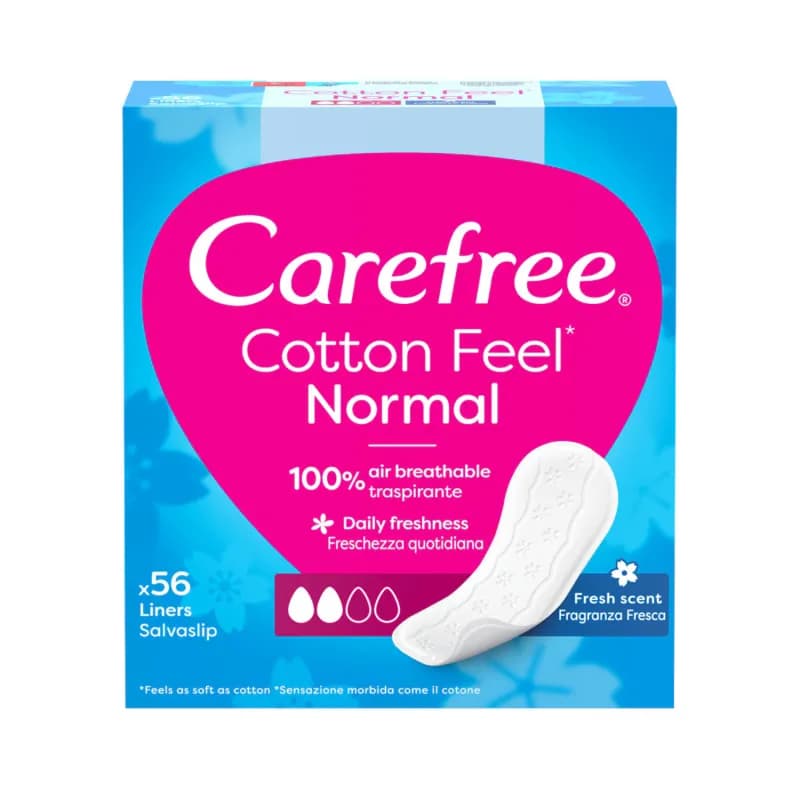 Carefree absorbante zilnice Panty Liners 56 buc Cotton Feel Normal