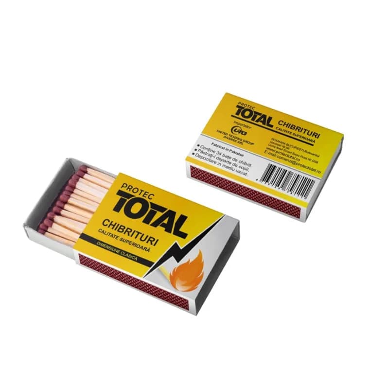 Protec Total chibrituri 34 bete, 10 cutii