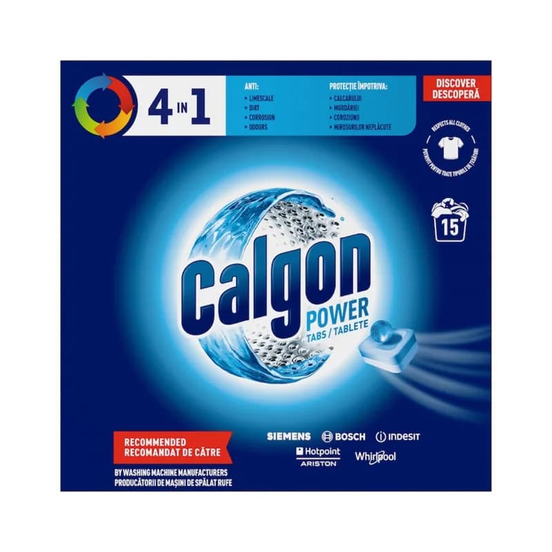 Calgon 4 in 1 tablete anticalcar 15*13g