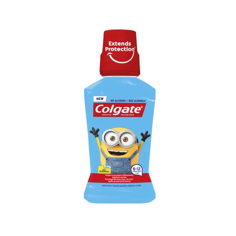 Colgate apa de gura pentru copii 250ml Minions
