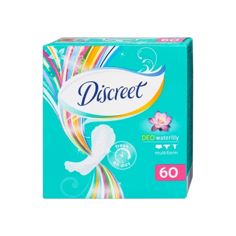 Discreet Deo absorbante zilnice 60 buc Waterlily Multiform