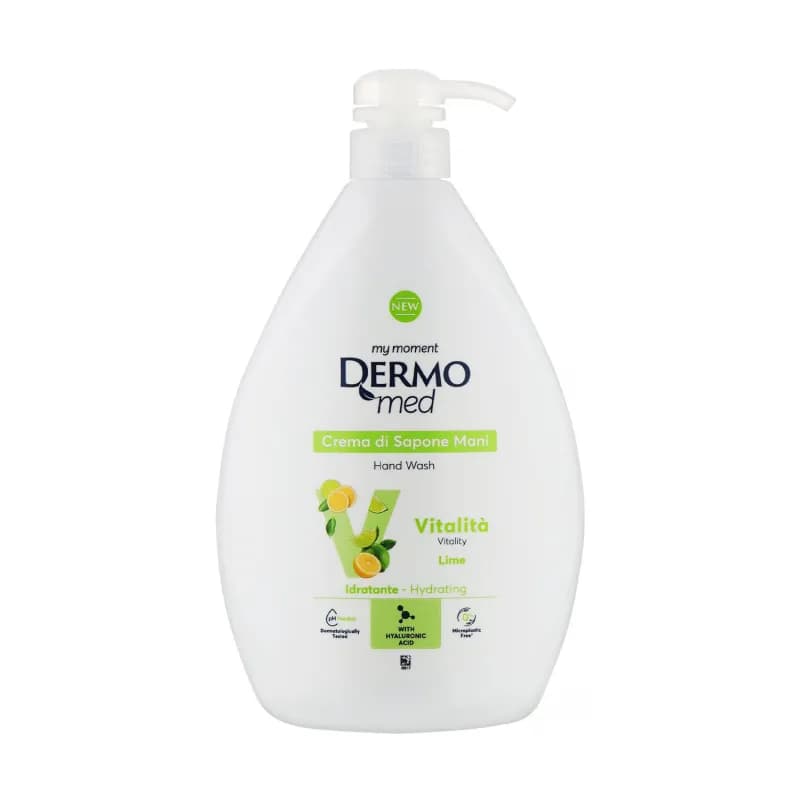Dermomed sapun lichid cu pompita 1L Lime