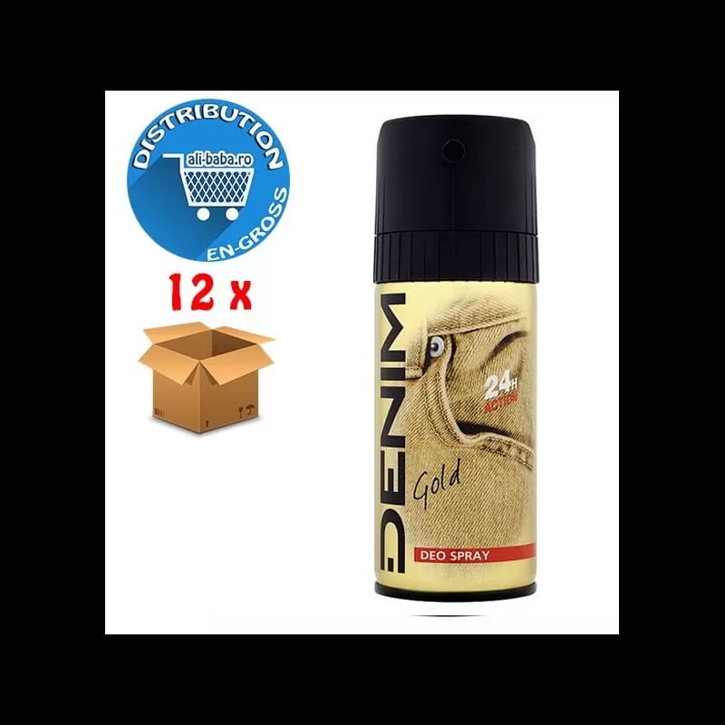 Denim Deodorant Barbati Spray 150ml Gold