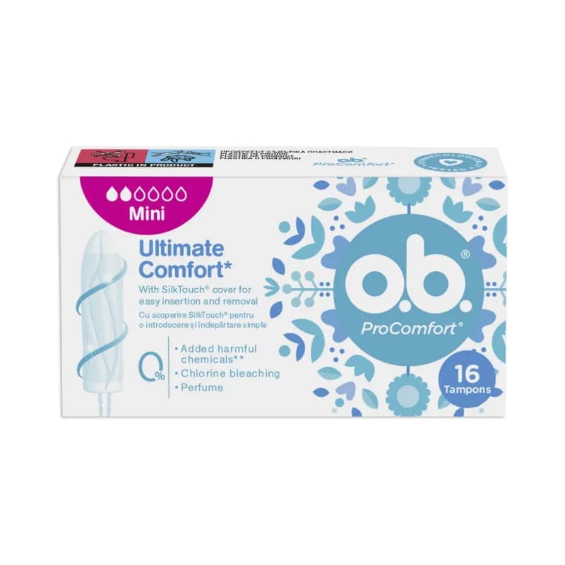 O.B. tampoane ProComfort 16 buc Mini