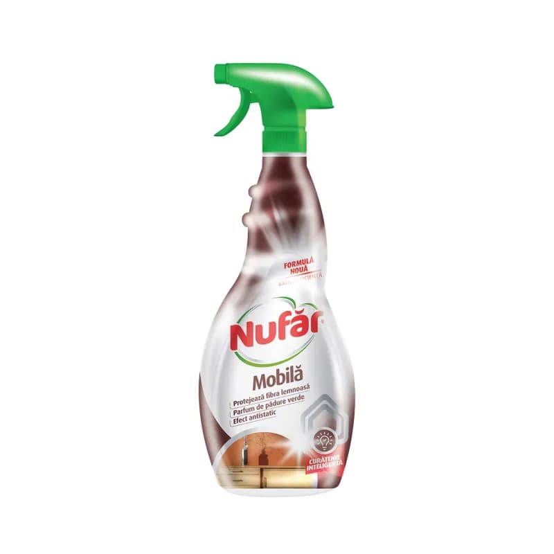 Nufar solutie curatat mobila cu pulverizator 500ml