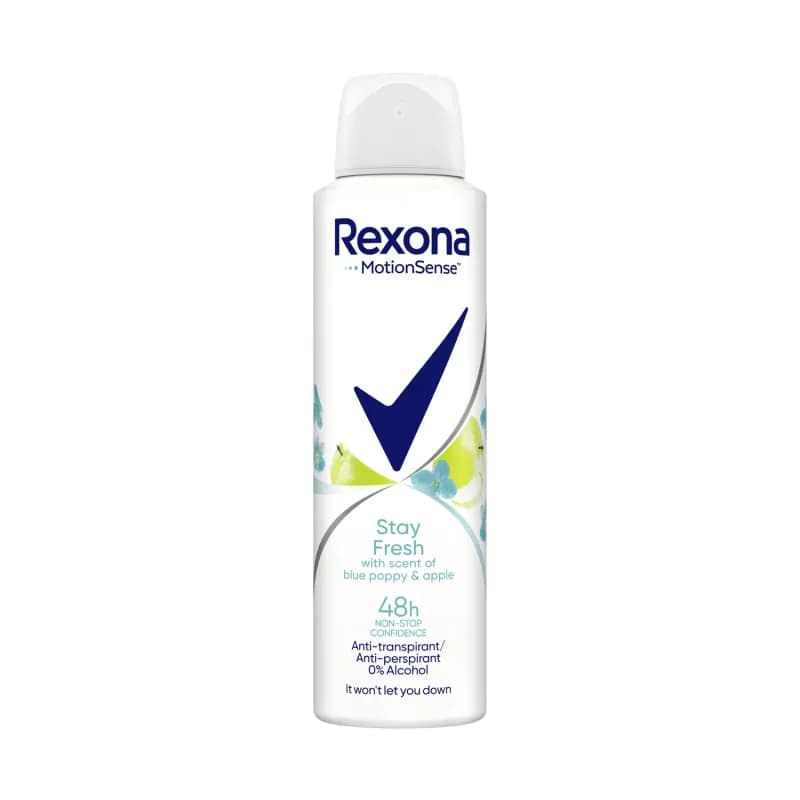 Rexona deodorant pentru femei 150ml Stay Fresh Blue Poppy and Apple