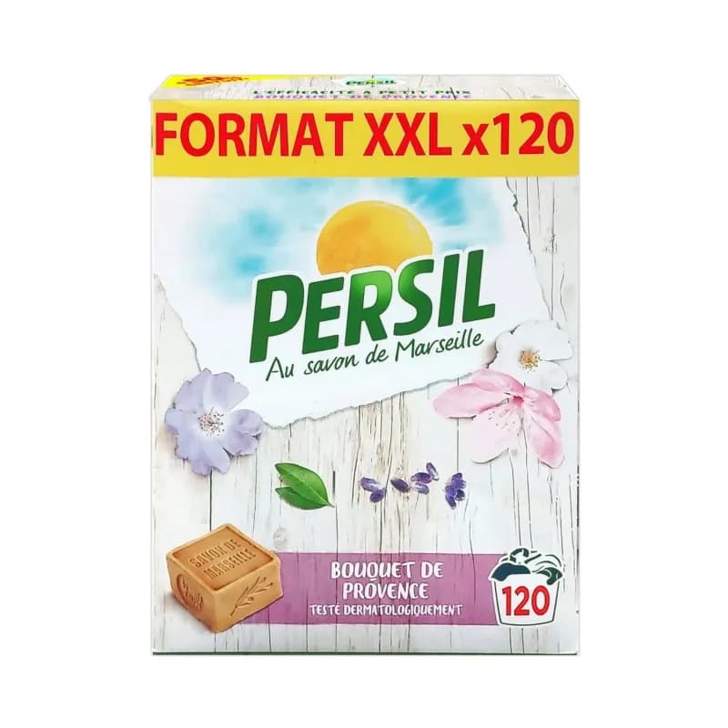 Persil detergent de rufe pudra automat 6kg Marseille Bouquet de Provence 120 spalari