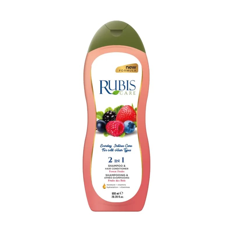 Rubis sampon 600ml 2-in-1 Fructe de Padure