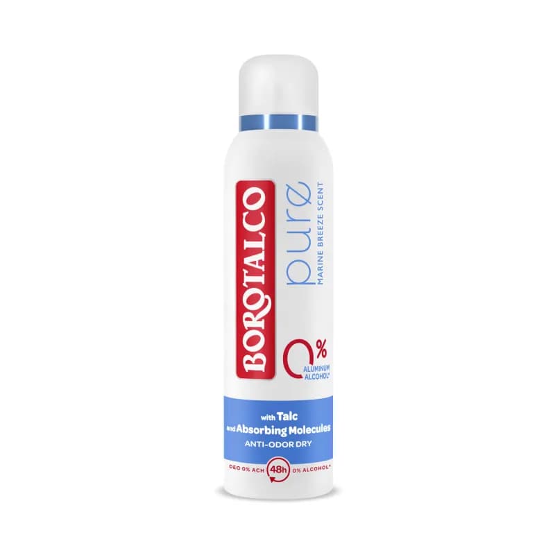 Borotalco deodorant 150ml Pure Natural Freshness