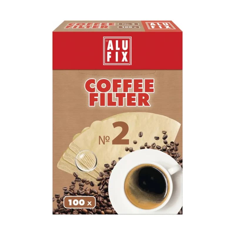 Alufix filtre pentru cafea NR. 2 100buc