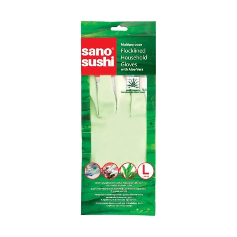 Sano Sushi manusi de mesaj cauciucate cu Aloe Vera, L