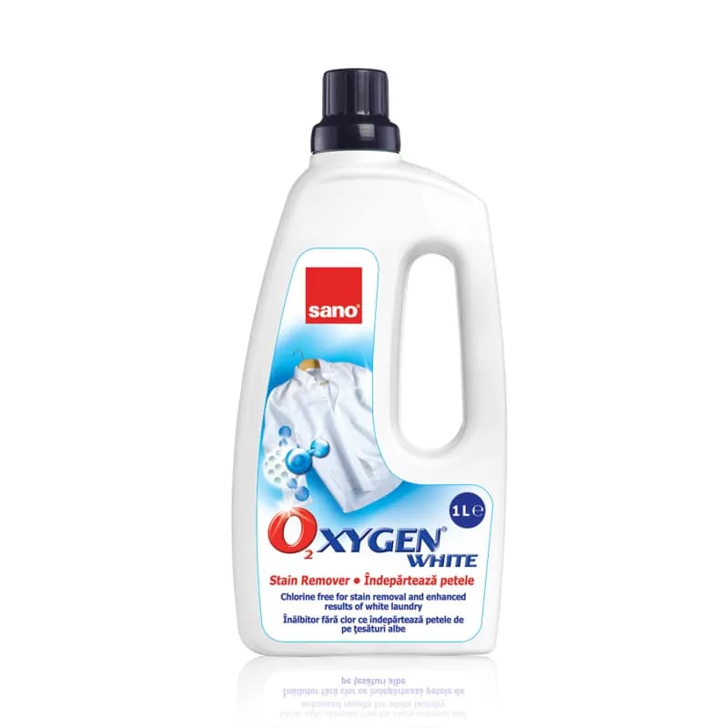 Sano Oxygen detergent pentru indepartare petelor fara clor, 1L, White