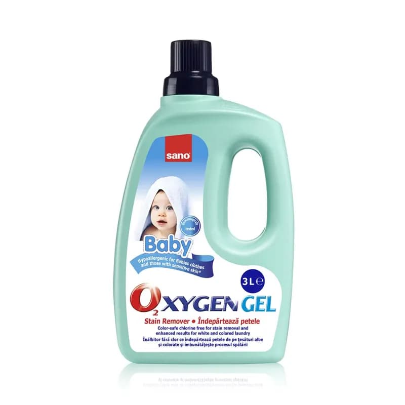 Sano Oxygen detergent pentru indepartare petelor fara clor, 3L, Baby