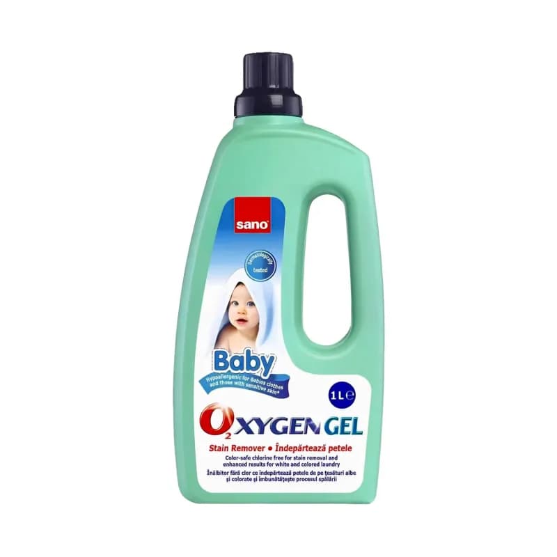 Sano Oxygen detergent pentru indepartare petelor fara clor, 1L, Baby
