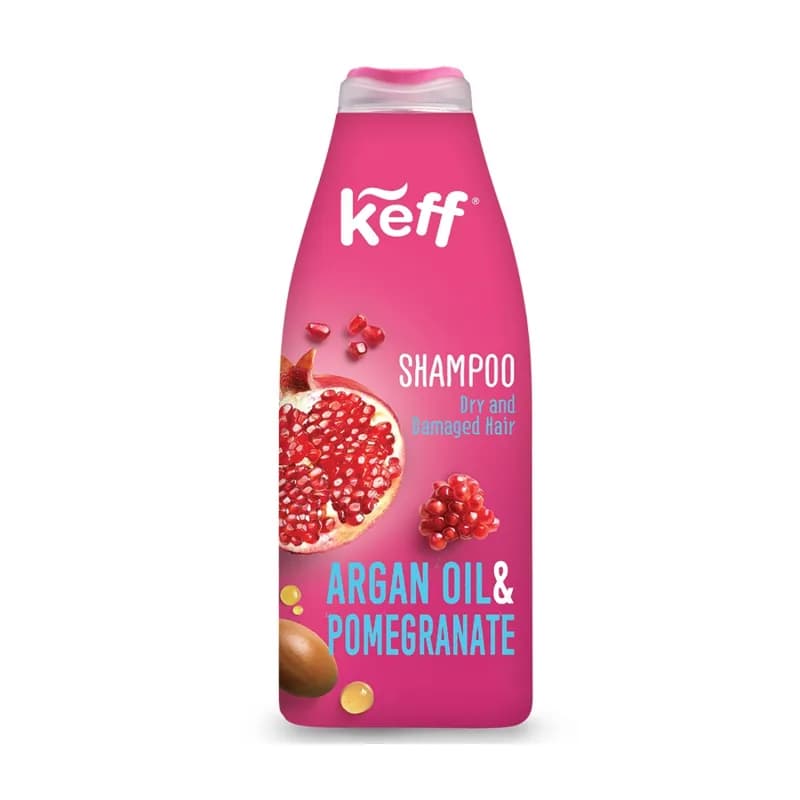 Sano Keff sampon par uscat 500ml, Pomegranate & Argan Oil (Rodie & Ulei de argan)