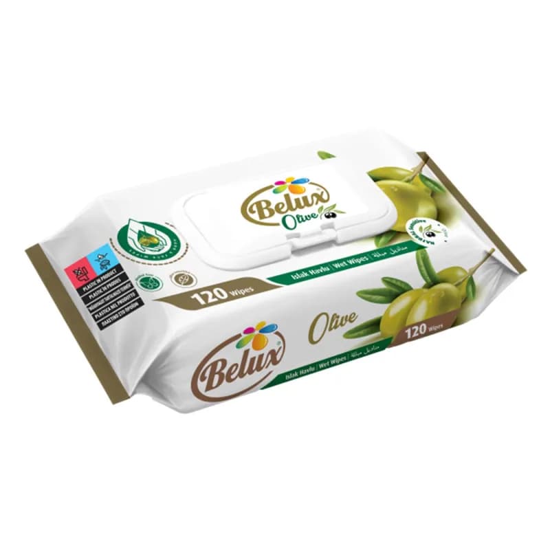 Belux servetele umede 120buc Olive