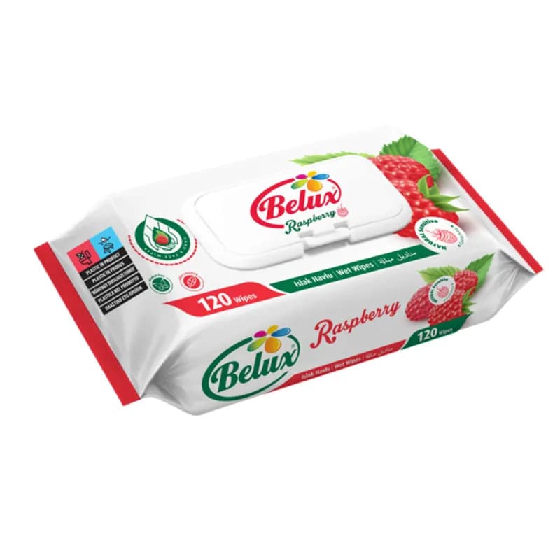 Belux servetele umede 120buc Raspberry