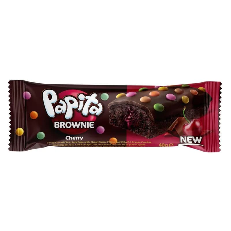 Papita brownie 40gr Cherry