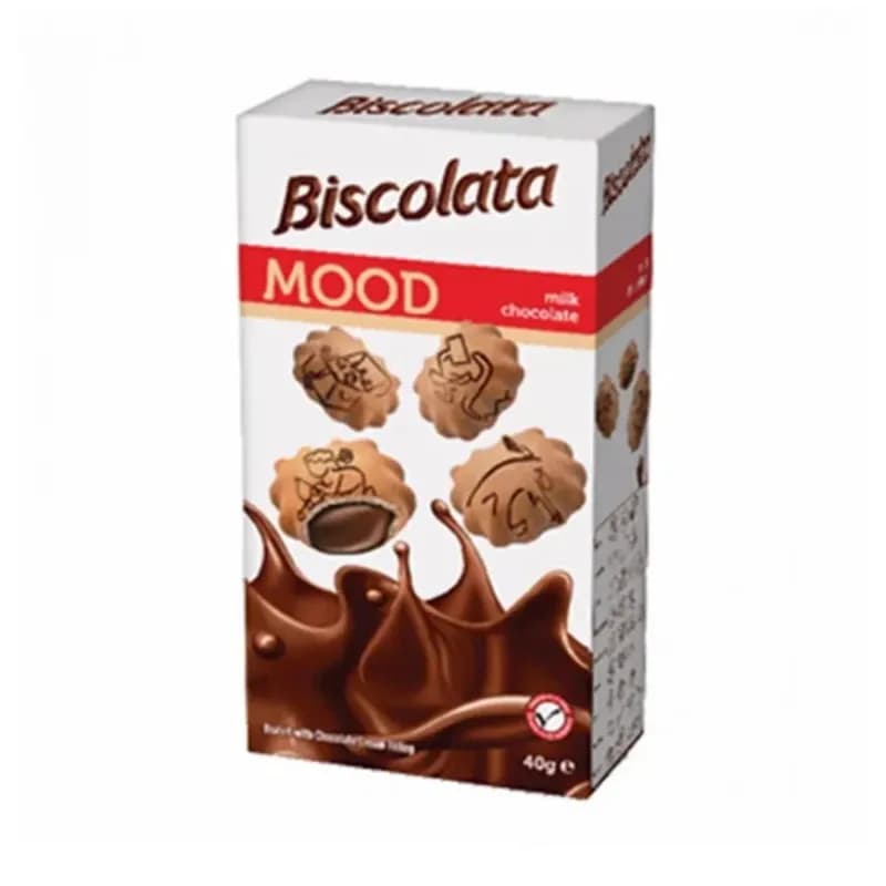 Biscolata Mood biscuiti umpluti cu crema de ciocolata 40 gr