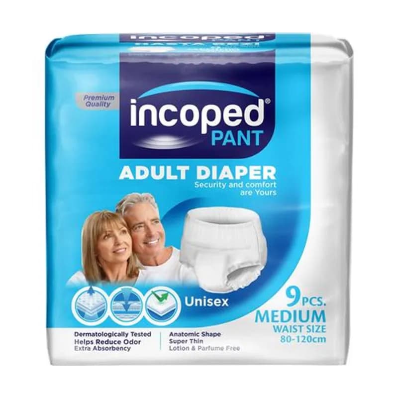 Incoped scutece chilot de adulti M 9buc